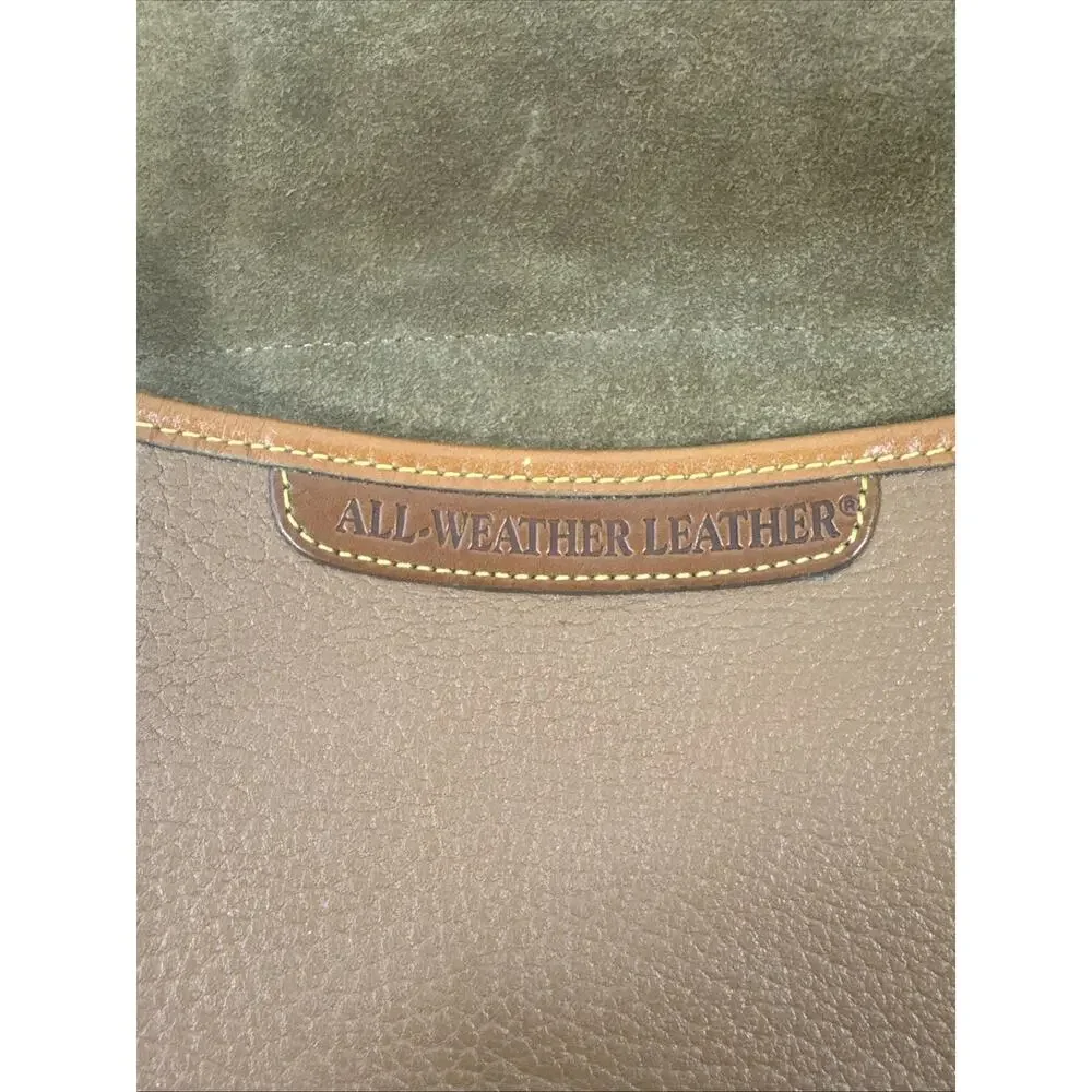 Dooney & Bourke Leather Messenger Surrey Cross Body Bag Brown